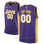 Camiseta Los Angeles Lakers Personalizada 17-18 Violeta