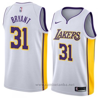 Camiseta Los Angeles Lakers Thomas Bryant #31 Association 2018 Blanco