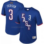 Camiseta Manga Corta All Star 2009 Allen Iverson #3 Azul