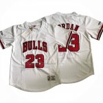 Camiseta Manga Corta Chicago Bulls Michael Jordan NO Blanco