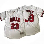 Camiseta Manga Corta Chicago Bulls Michael Jordan NO Blanco
