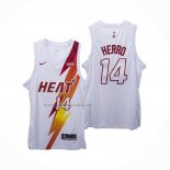 Camiseta Miami Heat Tyler Herro #14 Fashion Royalty Blanco