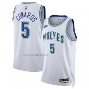 Camiseta Minnesota Timberwolves Anthony Edwards #5 Classic 2023-24 Blanco