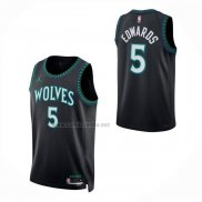 Camiseta Minnesota Timberwolves Anthony Edwards NO 5 Statement 2026-27 Negro