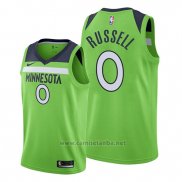 Camiseta Minnesota Timberwolves D'angelo Russell #0 Statement 2019-20 Verde