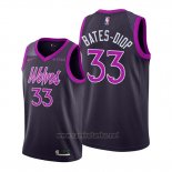 Camiseta Minnesota Timberwolves Keita Bates-Diop #33 Ciudad Edition Violeta