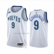 Camiseta Minnesota Timberwolves Nickeil Alexander #9 Classic 2023-24 Blanco