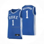 Camiseta NCAA Duke Blue Devils Zion Williamson Azul