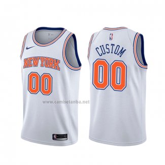 Camiseta New York Knicks Personalizada Statement Blanco