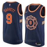 Camiseta New York Knicks R.j. Barrett #9 Ciudad 2019-20 Azul