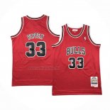 Camiseta Nino Chicago Bulls Scottie Pippen NO 33 Mitchell & Ness 1997-98 Rojo