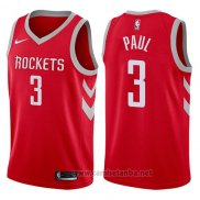 Camiseta Nino Houston Rockets Chris Paul #3 2017-18 Rojo
