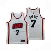 Camiseta Nino Houston Rockets Kevin Durant NO 7 Ciudad 2024-25 Blanco