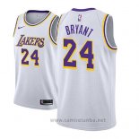 Camiseta Nino Los Angeles Lakers Kobe Bryant #24 Association 2018-19 Blanco