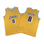 Camiseta Nino Los Angeles Lakers Kobe Bryant #8 Icon 2018-19 Amarillo