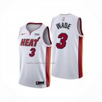 Camiseta Nino Miami Heat Dwyane Wade NO 3 Association Blanco