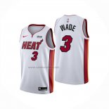 Camiseta Nino Miami Heat Dwyane Wade NO 3 Association Blanco