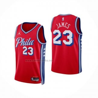 Camiseta Nino Philadelphia 76ers LeBron James NO 23 Statement 2025-26 Rojo