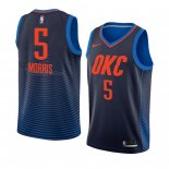 Camiseta Oklahoma City Thunder Markieff Morris #5 Statement 2018 Azul