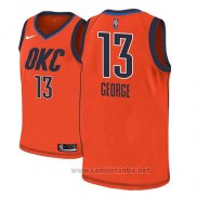 Camiseta Oklahoma City Thunder Paul George #13 Earned 2018-19 Naranja