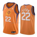 Camiseta Phoenix Suns Deandre Ayton #22 Statement 2021 Naranja