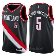 Camiseta Portland Trail Blazers Pat Connaughton #5 Swingman Icon 2017-18 Negro