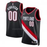 Camiseta Portland Trail Blazers Scoot Henderson #00 Icon 2023 Negro