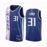 Camiseta Sacramento Kings Jordan Ford #31 Ciudad 2023-24 Azul