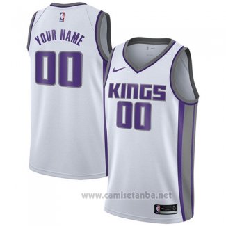 Camiseta Sacramento Kings Personalizada 17-18 Blanco