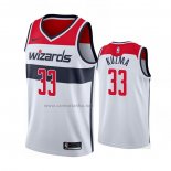 Camiseta Washington Wizards Kyle Kuzma #33 Association 2020-21 Blanco