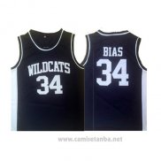 Camiseta Wildcats Len Bias #34 Negro