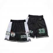 Pantalone Boston Celtics Just Don Ciudad 2025 Negro