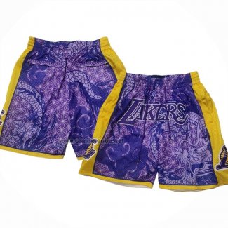 Pantalone Los Angeles Lakers Asian Heritage Just Don Violeta