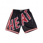 Pantalone Miami Heat Mitchell & Ness Big Face Negro