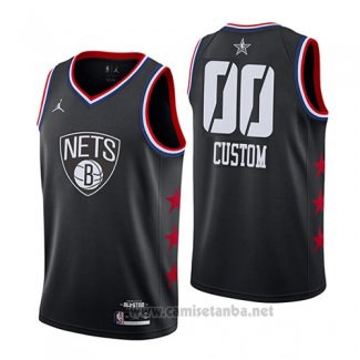 Camiseta All Star 2019 Brooklyn Nets Personalizada Negro