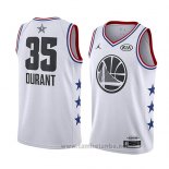 Camiseta All Star 2019 Golden State Warriors Kevin Durant #35 Blanco