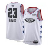 Camiseta All Star 2019 New Orleans Pelicans Anthony Davis #23 Blanco