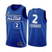 Camiseta All Star 2021 Los Angeles Clippers Kawhi Leonard #2 Azul