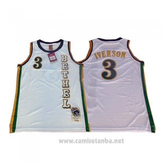 Camiseta Bethel Allen Iverson #3 Blanco