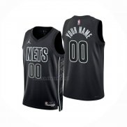 Camiseta Brooklyn Nets Personalizada Statement 2024-25 Negro