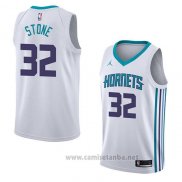 Camiseta Charlotte Hornets Julyan Stone #32 Association 2018 Blanco