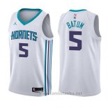 Camiseta Charlotte Hornets Nicolas Batum #5 Association 2017-18 Blanco