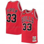 Camiseta Chicago Bulls Scottie Pippen #33 1997-98 NBA Finals Mitchell & Ness Rojo