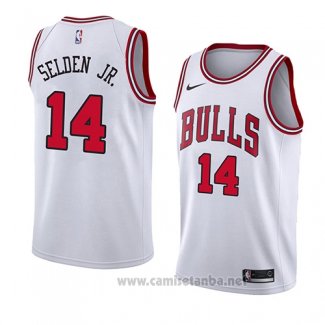 Camiseta Chicago Bulls Wayne Selden Jr. #14 Association 2018 Blanco