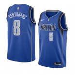 Camiseta Dallas Mavericks Ding Yanyuhang #8 Icon 2018 Azul