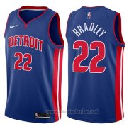 Camiseta Detroit Pistons Avery Bradley #22 Icon 2017-18 Azul