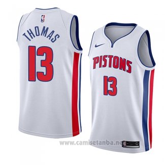 Camiseta Detroit Pistons Khyri Thomas #13 Association 2018 Blanco