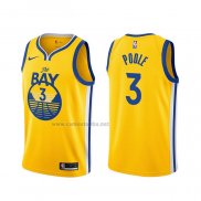 Camiseta Golden State Warriors Jordan Poole #3 Statement Oro