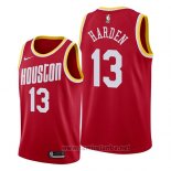 Camiseta Houston Rockets James Harden #13 Hardwood Classics 2019 Rojo