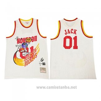 Camiseta Houston Rockets x Cactus Jack #01 Blanco